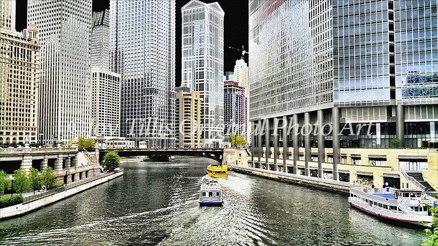 Yellow Boat Chicago River