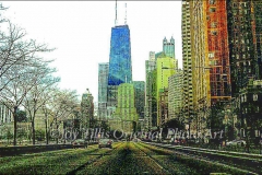 Lake Shore Drive Toward Hancock Building